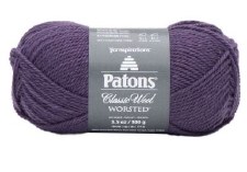 Patons Classic Wool Yarn - Gray Plum