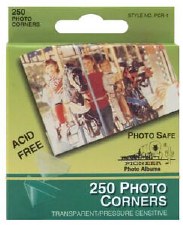 Photo Corners, 250ct- Clear