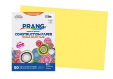 Construction Paper Pad 12"x18", 50 Sheets - Yellow