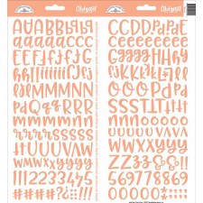 Abigail Alphabet Sticker- Coral