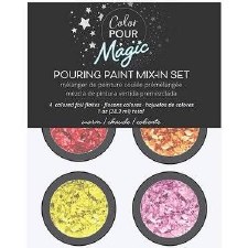 Color Pour Magic Foil Flakes- Warm