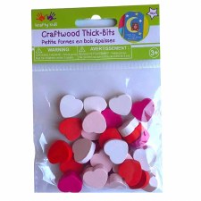 Craftwood Thick-Bits - Heart Multipack (30pc)