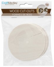 Multicraft Wood Cut-Out - Round 3pc