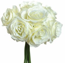Ashley Rose Wedding Bouquet- Cream