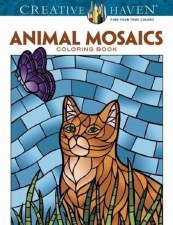Creative Haven Adult Coloring Book - Animal Mosiacs