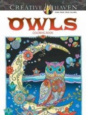 Creative Haven Adult Coloring Book- Owls