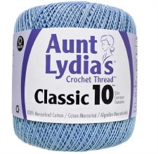Aunt Lydia's Classic Cotton Crochet Thread, Size 10 - Delft
