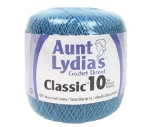 Aunt Lydia's Classic Cotton Crochet Thread, Size 10 - Parakeet