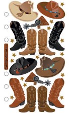 Sticko Stickers- Cowboy Hats & Boots