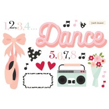 Simple Pages: Page Pieces Die Cuts- Dance