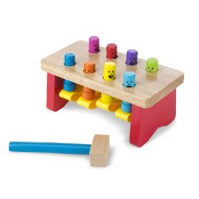Melissa & Doug Wooden Toy- Deluxe Pounding Bench