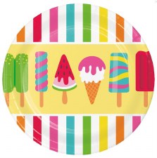 Dessert Plate, 7" - 8ct - Sweet Summer