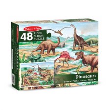 Melissa & Doug Jigsaw Puzzle, 48pc- Dinosaurs