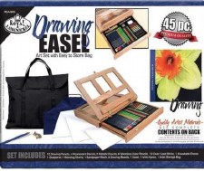Drawing Easel Art Set With Storage Bag - 45 Pc