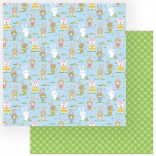 Easter Wishes 12x12 Paper- My Peeps