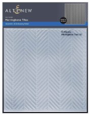 Embossing Folders - Herringbone Tile