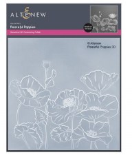 Embossing Folder - Peaceful Poppies