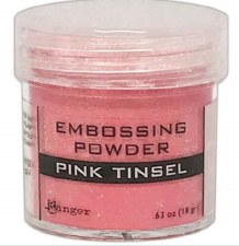 Embossing Powder Pink Tinsel