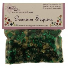28 Lilac Lane Premium Sequins- Emerald