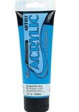 Essentials Acrylic Artist Paint, 120ml - Cerulean Blue