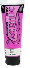 Essentials Acrylic Artist Paint, 120ml - Magenta