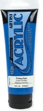 Essentials Acrylic Artist Paint, 120ml - Primary Cyan