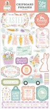 It's Easter Time Chipboard - Phrases