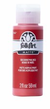 FolkArt 2 Oz. Acrylic Paint - Christmas Red