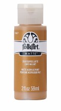 FolkArt 2 Oz. Acrylic Paint, Browns - Coffee Latte