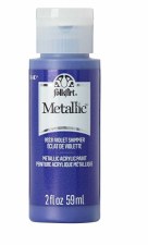 Folk Art 2 Oz. Metallic Acrylic Paint, Purples - Violet Shimmer