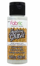 Fabric Creations 2oz Glitter Fabric Paint - Pirates Gold