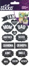 Sticko Stickers - Family Chalk