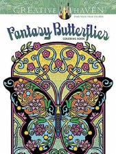 Creative Haven Adult Coloring Book- Fantasy Butterflies