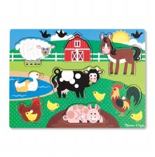 Melissa & Doug Peg Puzzle- Farm