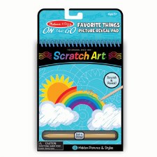 Melissa & Doug On The Go Scratch Art- Favorite Things