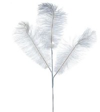 Feather Spray, 29" - White