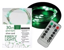 30ct Firefly Lights w/ Remote- Green