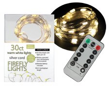 30ct Firefly Lights w/ Remote- Warm White