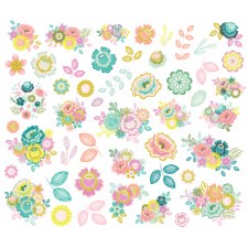 Flea Market Die Cuts - Floral Bits & Pieces