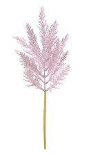 Flock Pampas Grass Pick, 16" - Lavender