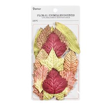 Floral Mulberry Embellishments, 18ct- Leaves