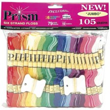 Embroidery Floss Jumbo Pack, 105ct- Solid & Variegated