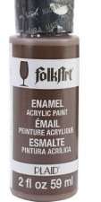 Folk Art Enamels, 2oz -  Coffee Bean