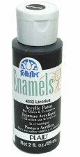 Folk Art Enamels, 2oz - Licorice