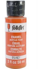 Folk Art Enamels, 2oz - Pure Orange