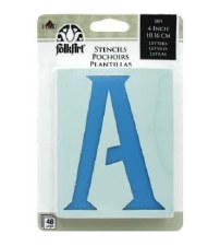 FolkArt Letter Stencils, 4" - Genie