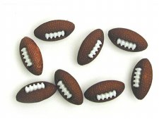 Dress It Up Buttons - Footballs