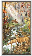 Nature & Wildlife Fabric Panel - Forest Light