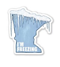 Freezing MN Sticker