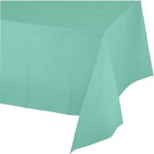 Touch of Color Plastic Tablecover 54"x108"- Fresh Mint